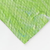 Happy Little Pig Painting Fleece Deken (Hoek)