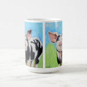 Happy Little Pig Painting Koffiemok (Center)