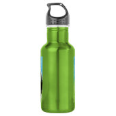 Happy Little Pig Painting Waterfles (Achterkant)