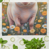 Happy Little Pig Sunny Daisy Field Theedoek (Gevouwen)