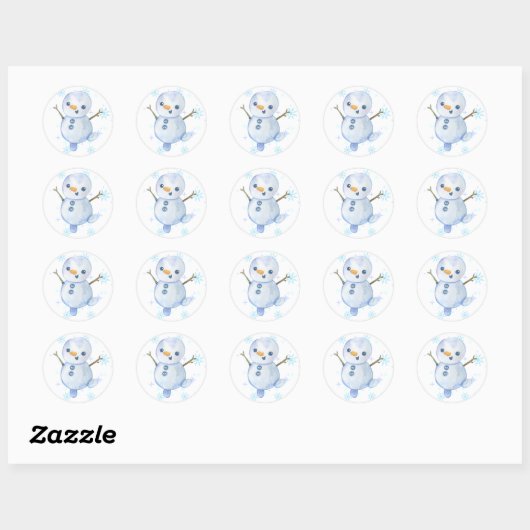 Happy Little Snowman stickers (Vel)