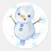 Happy Little Snowman stickers (Voorkant)