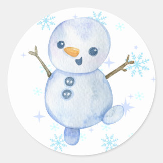 Happy Little Snowman stickers