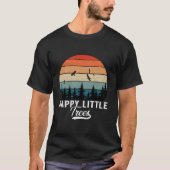 Happy Little Tree Bob Style  Forests Earth T-shirt (Voorkant)