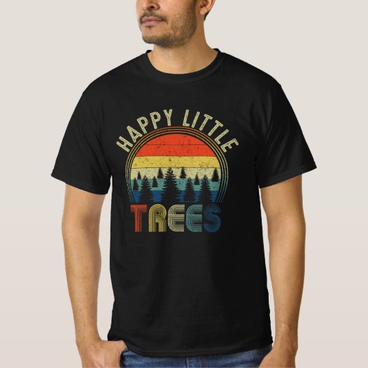 Happy Little Trees T-shirt (Voorkant)