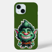 Happy Little Troll Chibi illustratie Case-Mate iPhone Case (Achterkant)