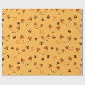 Happy Little Vampire Kat Pattern Cadeaupapier (Vlak)