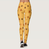 Happy Little Vampire Kat Pattern Leggings (Achterkant)