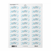 Happy little wolds Return Address Label (Full Sheet)