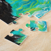 Happy Little Zee Otter Painting Legpuzzel (Zijkant)