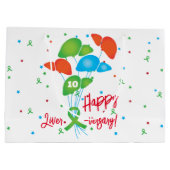 Happy Liver-Day Balloons Transplant Groot Cadeauzakje (Achterkant)