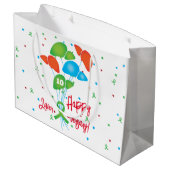 Happy Liver-Day Balloons Transplant Groot Cadeauzakje (Achterkant Gekanteld)