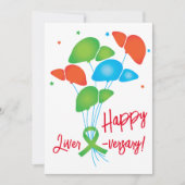 Happy Liver-jarig Uitnodiging (Voorkant)