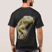 Happy Lizard mensen die Shirt bekijken passen teks (Achterkant)