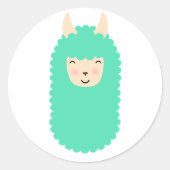 Happy Llama Emoji Stickers (Voorkant)