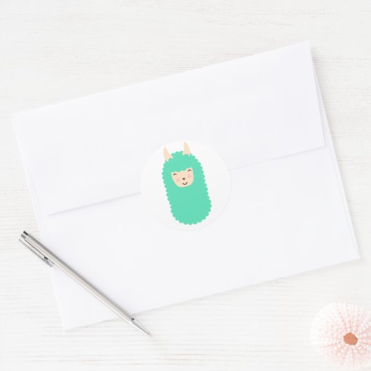 Happy Llama Emoji Stickers (Envelop)