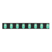 Happy Llama Emojis Grosgrain Lint (Voorkant)