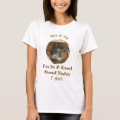 Happy Llama Good Mood Humorous Funny  T-shirt (Voorkant)