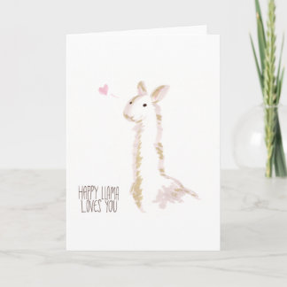 Happy Llama houdt van je Kaart