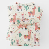 Happy Llama Inpakpapier Vel (In situ)