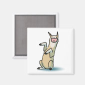 Happy Llama Magneet (Voorkant / Achterkant)