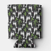 Happy Llama Pattern Blikjeskoeler (Achterkant)