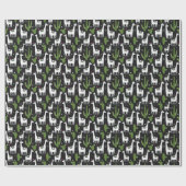 Happy Llama Pattern Cadeaupapier (Vlak)