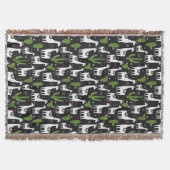 Happy Llama Pattern Deken (Voorkant)