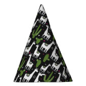 Happy Llama Pattern Feesthoedjes (Rechts)