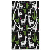 Happy Llama Pattern Klein Cadeauzakje (Achterkant)