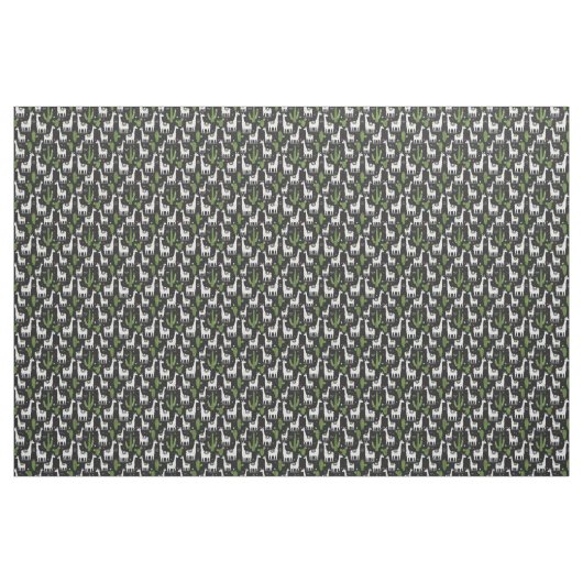 Happy Llama Pattern Stof (Yard (91,4 cm))