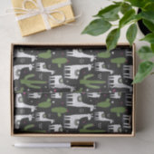 Happy Llama Pattern Tissuepapier (Geschenk)