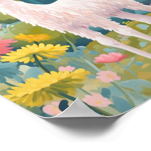 Happy Llama Poster (Hoek)