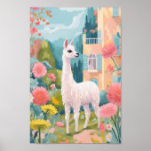 Happy Llama Poster (Voorkant)