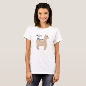 Happy Llama T-shirt (Voorkant volledig)