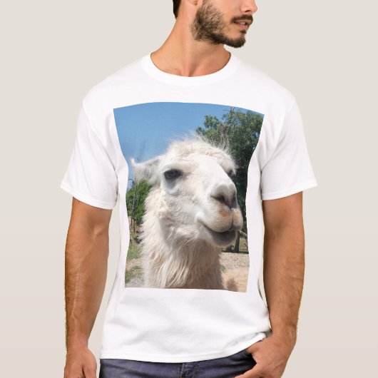 Happy Llama T-shirt (Voorkant)