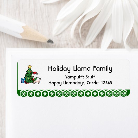 Happy Llamadays Etiket (Insitu)