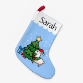 Happy Llamadays Kleine Kerstsok (Voorkant (Hangend))