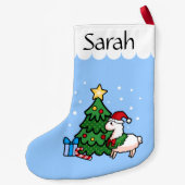 Happy Llamadays Kleine Kerstsok (Achterkant)