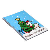 Happy Llamadays Notitieboek (Rechterzijde)