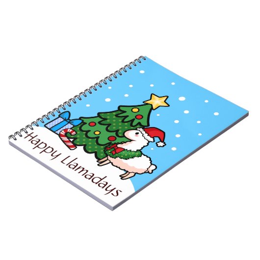 Happy Llamadays Notitieboek (Linkerzijde)