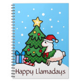 Happy Llamadays Notitieboek (Voorkant)