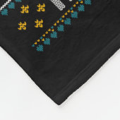 Happy Llamakah Funny Ugly Hanukkah Sweater Llama P Fleece Deken (Hoek)