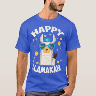 Happy Llamakah Hanukkah Funny Llamaorah T-shirt
