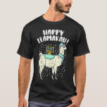 Happy Llamakah Llama Menorah Hanukkah Chanukah Jew T-shirt<br><div class="desc">Happy Llamakah Llama Menorah Hanukkah Chanukah Jew Mannen Vrouwen Vrouwen</div>