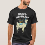 Happy Llamakah Llama Menorah Hanukkah Chanukah Jew T-shirt<br><div class="desc">Pak deze Happy Llamakah Llama Menorah T-Shirt als een cadeau van de Hanukkah of Chanukah 2020 cadeau voor je joodse vriend of familielid. Draai je droom acht nachten door met deze lelijke Joodse kerstman Pajama Hebrew Outfit en heb een gelukkige Hannukah!</div>