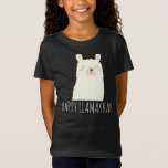 Happy Llamakkah Blue Hanukkah Llama Cute T-shirt<br><div class="desc">Happy Llamakkah!</div>