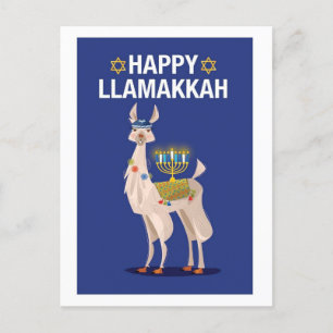 Happy Llamakkah Briefkaart