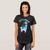 Happy Llamakkah Hanukkah Llama Chanukah Alpaca T-shirt (Voorkant volledig)