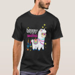 Happy Llamakkah Llama Candles Alpaca Menorah Jewis T-shirt<br><div class="desc">Happy Llamakkah Llama Kaarsen Alpaca Menorah Joods 2021.</div>